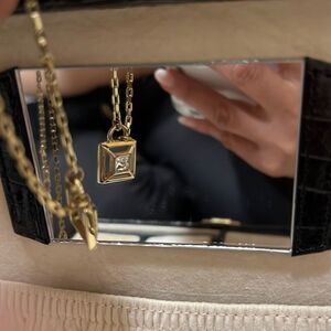 DYRBERG/KERN Gold Tone Pendant Necklace